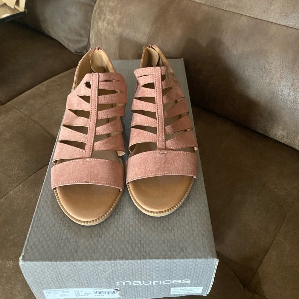 Cute !! Blush color sandals!! Brand new ! Size 5